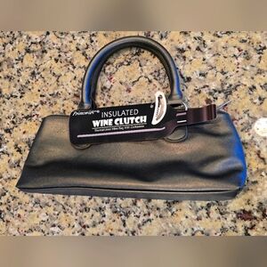 Insulated wine clutch With Cork Opener